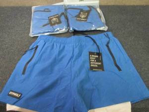 lot 366 image: 3 Pair Mens Large Gym Wolf Athleti...