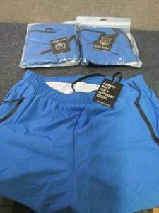 lot 367 image: 3 Pair Mens Large Gym Wolf Athleti...