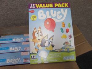 lot 435 image: 6- 22 ct Bluey Fruit Snacks...