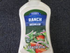 lot 481 image: 6- 16 oz Pampa Ranch Dressing & Dip...