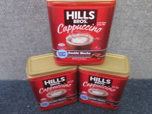 lot 487 image: 3- 12 oz Hills Bros. Double Mocha C...