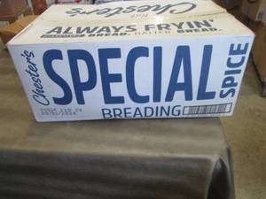 lot 492 image: 40 lb Chesters Special Spice Bread...