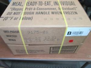 lot 355 image: Sealed Case of 12 MREs Meal Ready ...