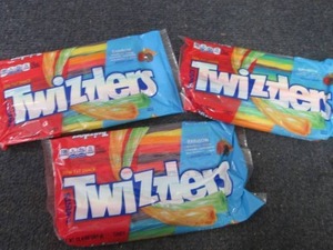 lot 476 image: 3- 12.4 oz Rainbow Twizzlers...