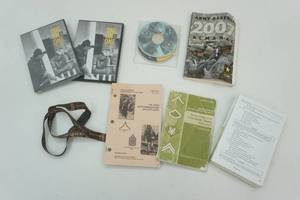 lot 8 image: Army reserve books and info