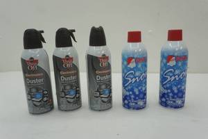 lot 10 image: Spray snow and duster cannister
