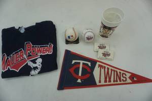 lot 83 image: MN Twins memorabilia