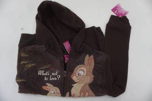 lot 93 image: Disney size 78 girls brown sweatshirt