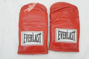 lot 157 image: Everlast adult boxing mitts