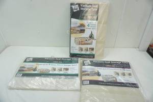 lot 178 image: New Vacuum seal storage totes, large