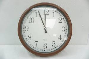lot 195 image: Sterling and Noble clock 15 diameter
