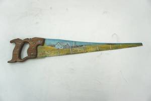 lot 248 image: decorative hand saw