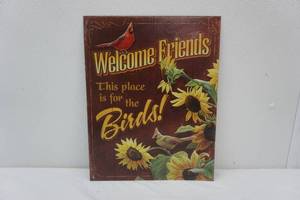 lot 287 image: metal sign