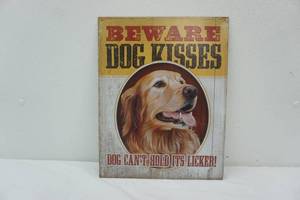 lot 288 image: metal sign