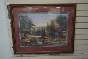 lot 302 image: vintage Homco wall art