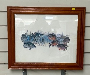 lot 213 image: Les Kouba print