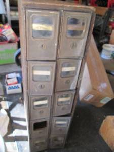 Vintage Wood post office or apartme...