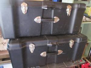 Pair of heavy duty plastic storage ...