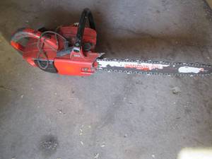 HomeLite gas powered chainsaw...