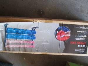 Tool Shop 26 bin storage rack new i...