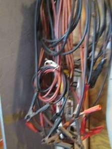 3 pairs of jumper cables plus garag...