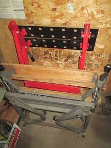 Portable Work-mate toolbench pair...