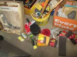 Large collection of sandpaper and D...