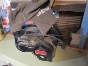 Craftsman belt sander with dust bag...