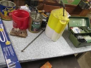 Content of tabletop including vinta...