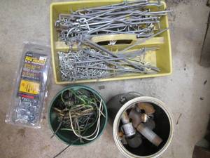 Multiple containers of assorted mis...