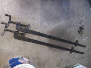 Pair of 4ft heavy duty bar clamps...