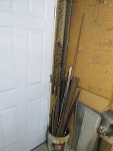 Variety of chain, angle iron, galva...