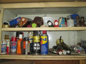 Vintage Metal wall cabinet with var...