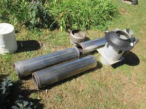 Insulated stove pipe and vent colle...