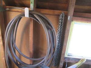 Heavy duty garden hose and misc cha...