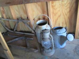 Vintage Variety including sled runn...