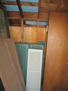 Wood interior door, screen door and...