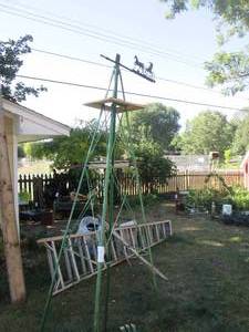 8.5 ft Metal John Deere Themed wind...