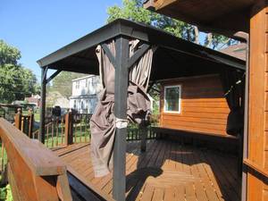 10 x 10 Gazebo with retractable sides