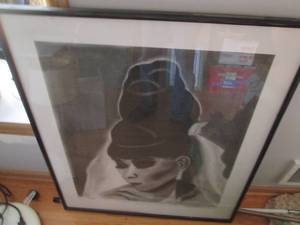 3339 framed Reflections charco...