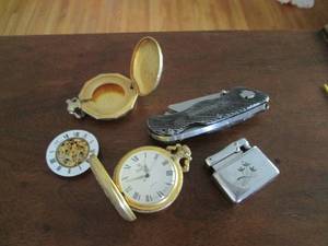 Plated pocket watches, refillable s...