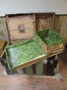 WWII era wood and Metal covered sto...