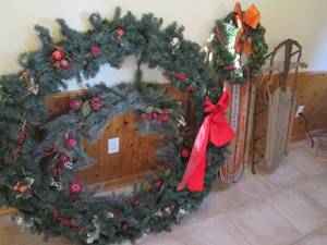 48 & 36 outdoor holiday wreaths w...