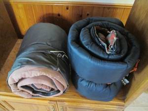 Pair of campers sleeping bags...