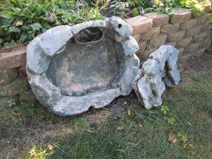 Tapered tier stone-looking outdoor ...