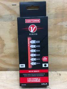 lot 34 image: Craftsman V Series Hex Bit Sockets 6 PC Set