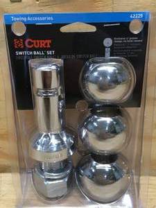 lot 40 image: CURT Switch Ball Set - 3 Ball Sizes