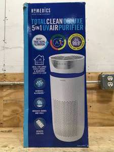lot 59 image: HoMedics TotalClean Deluxe 5-in-1 UV Air Purifier