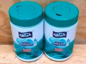 lot 109 image: Lot of 2 - Hand Sanitizing Wipes (80 wipes per container)
