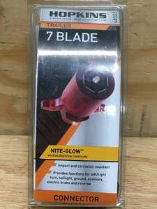 lot 62 image: Hopkins Trailer 7 Blade Connector with Nite-Glow 0928246.40